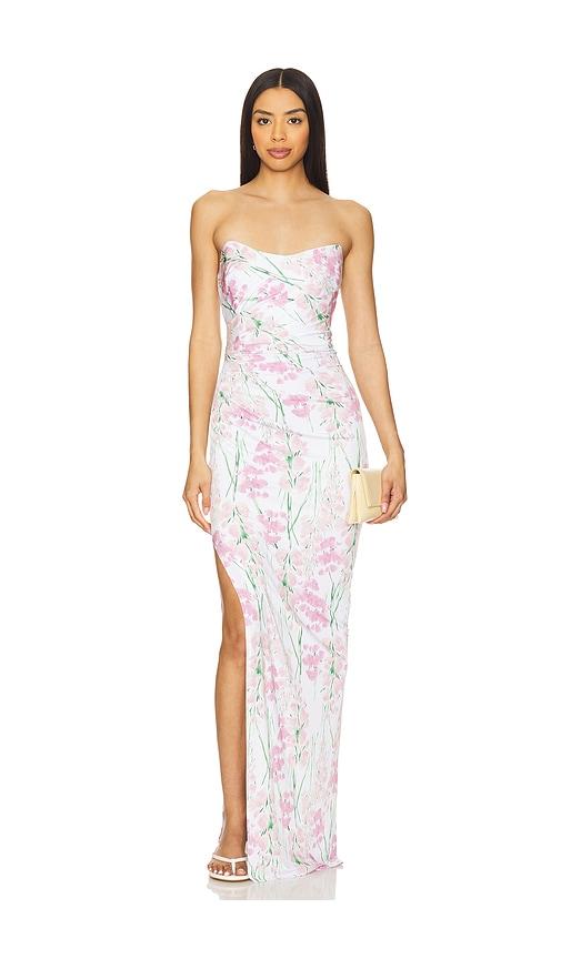 katie may sway gown in white. - size l (also in xs, s, m, xl)