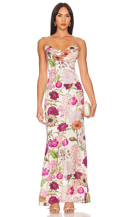 katie may tara gown in pink. - size m (also in s, xxs, xs, l)