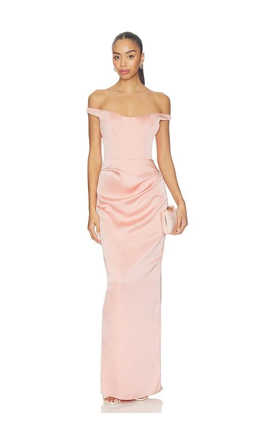 katie may tempest gown in blush. - size s (also in xs)