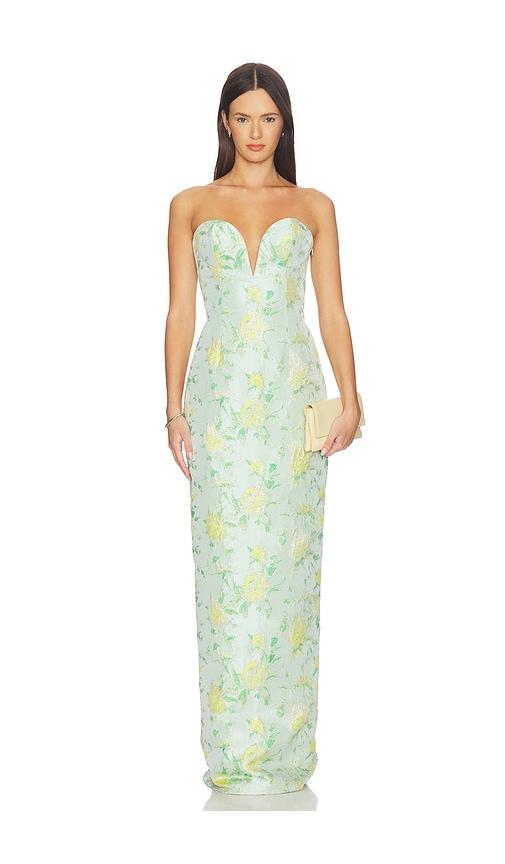 katie may ursula gown in mint. - size m (also in xxs, xs, s)