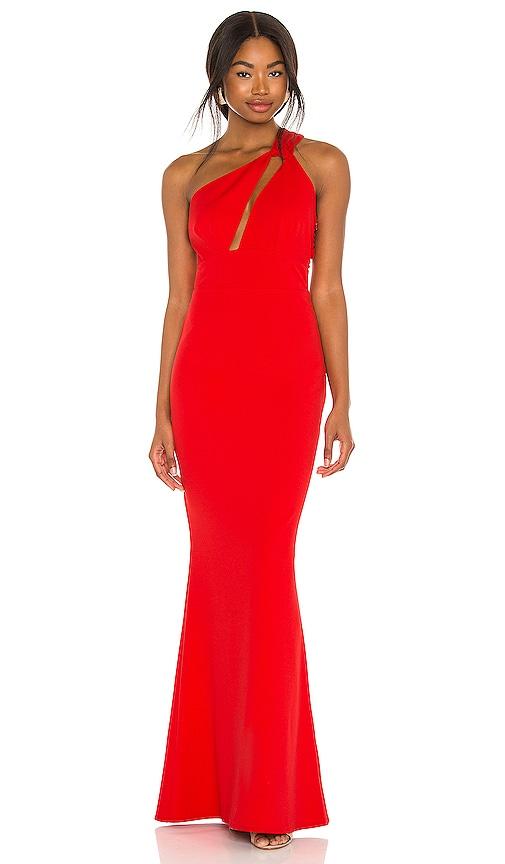 katie may x revolve edgy dress in red. - size l (also in xs, s, m)