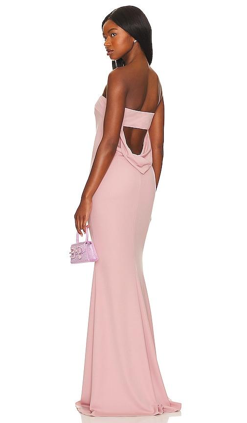 katie may x revolve mary kate gown in rose. - size l (also in xs, s, m, xxl)