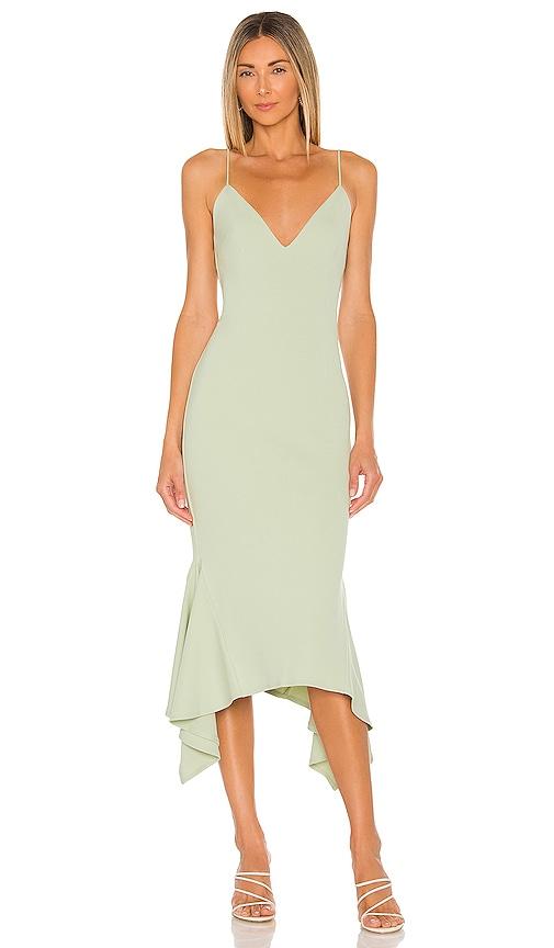 katie may x revolve tango dress in sage. - size l (also in xl)