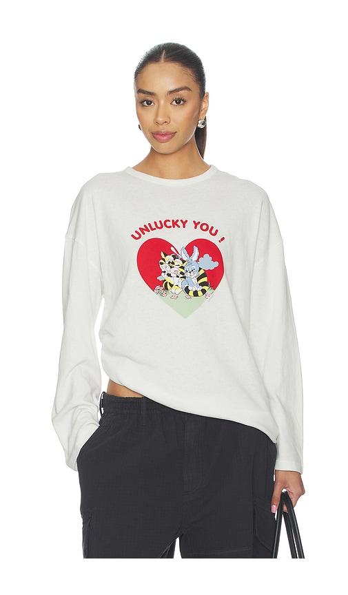 kenzo gots kenzo cartoon long sleeves t-shirt in white. - size m (also in xs, s)