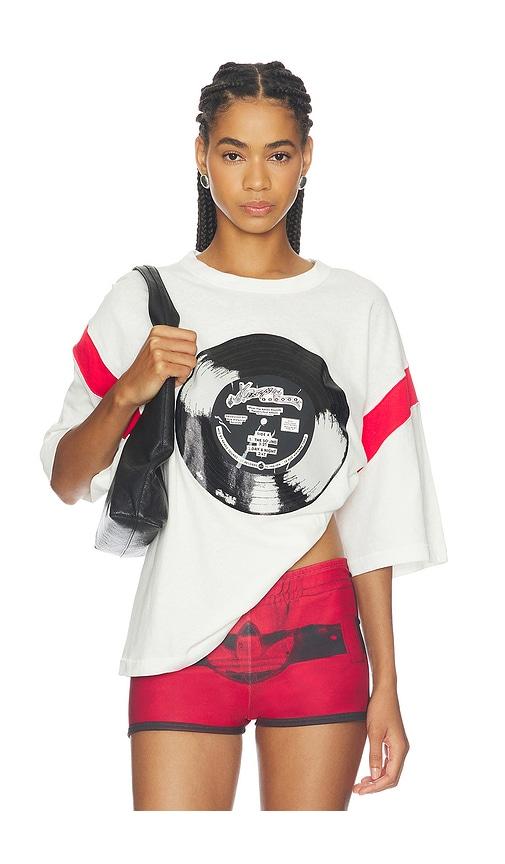 kenzo sounds seasonal t-shirt in white. - size m (also in s, xs)