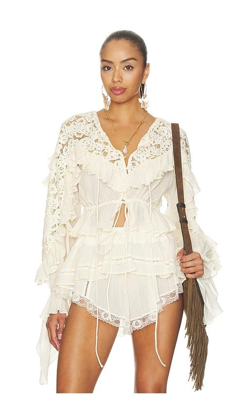 kettel atelier ista top in cream. - size l (also in s)