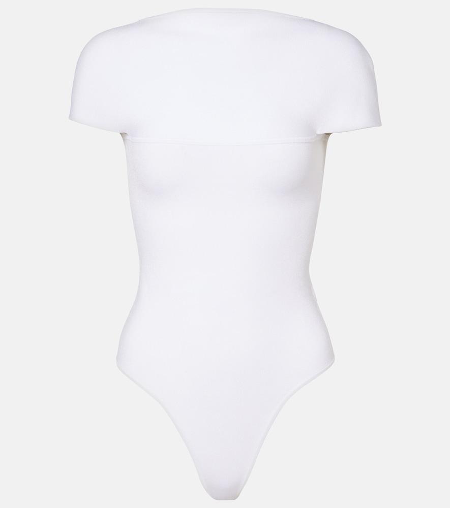 khaite basile jersey bodysuit