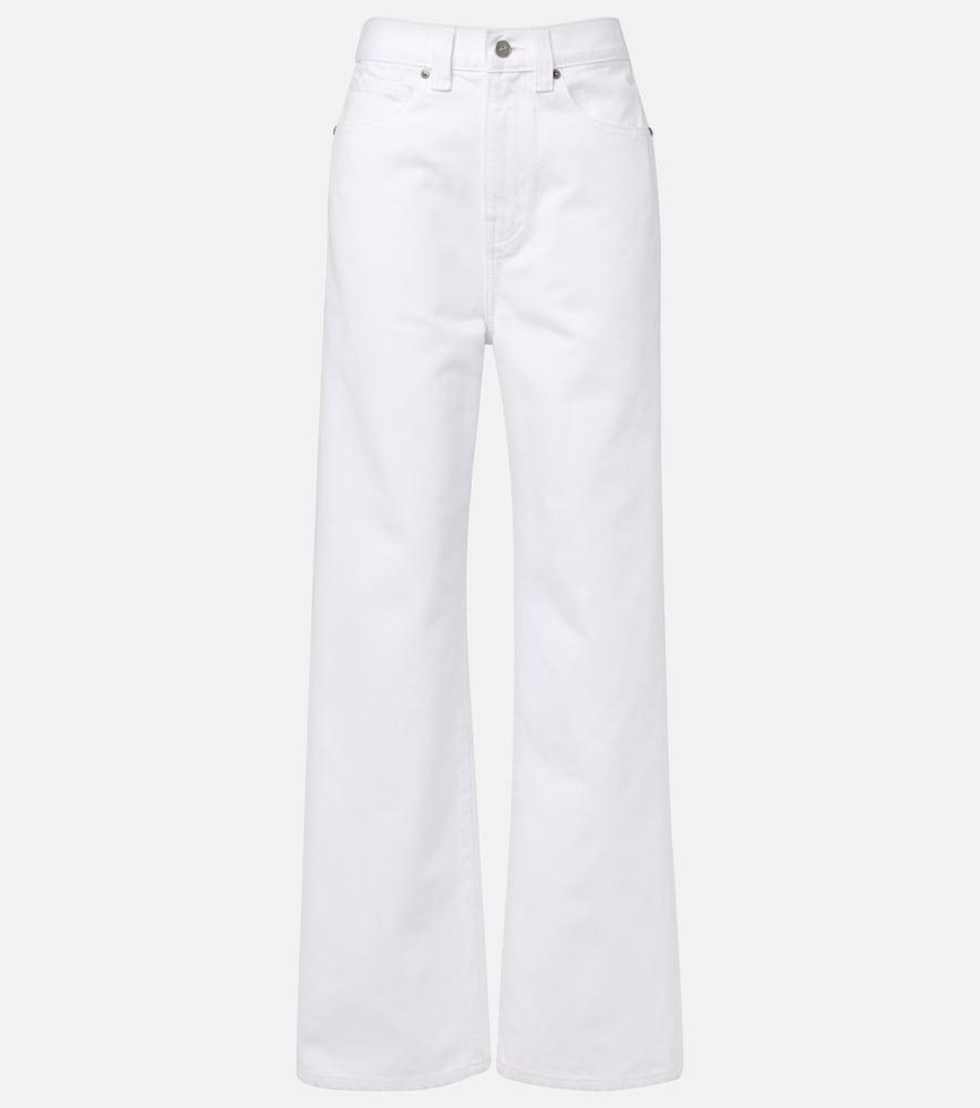 khaite bonnie high-rise straight jeans