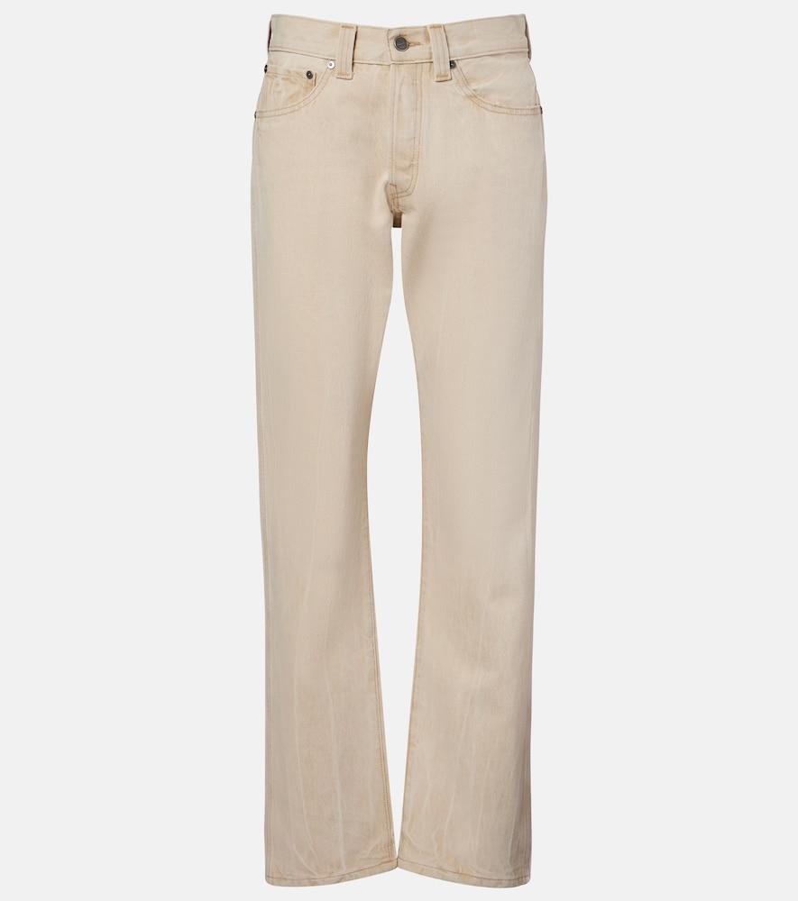 khaite callum straight jeans