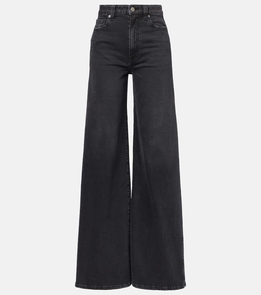 khaite dane wide-leg jeans