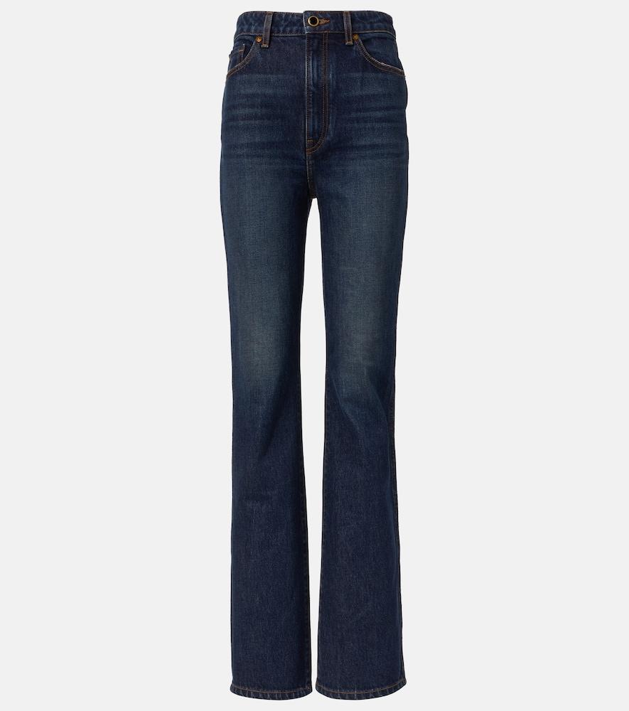 khaite danielle straight jeans
