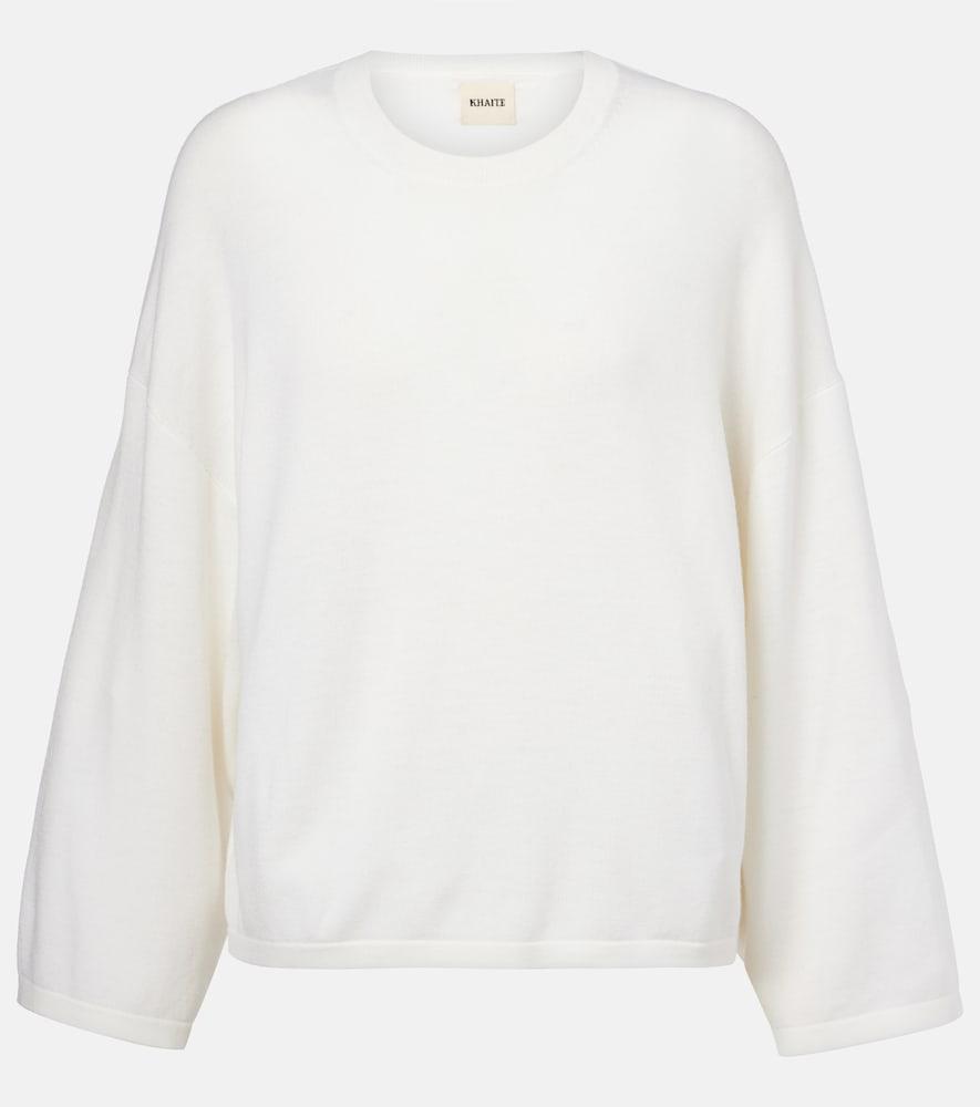 khaite darcy cashmere top