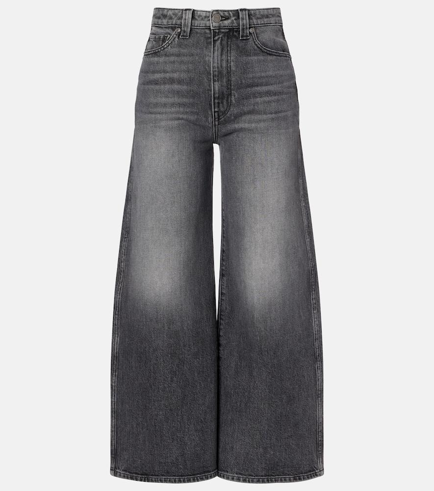 khaite delina high-rise wide-leg jeans