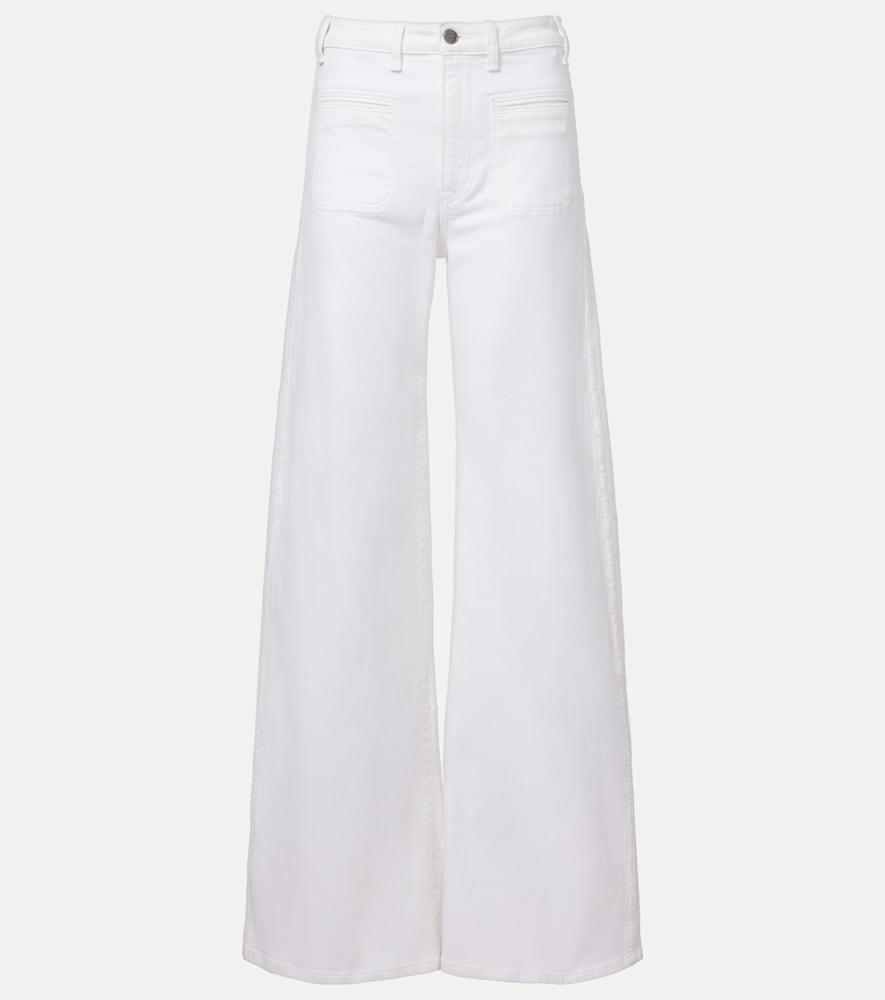 khaite delmonico high-rise wide-leg jeans