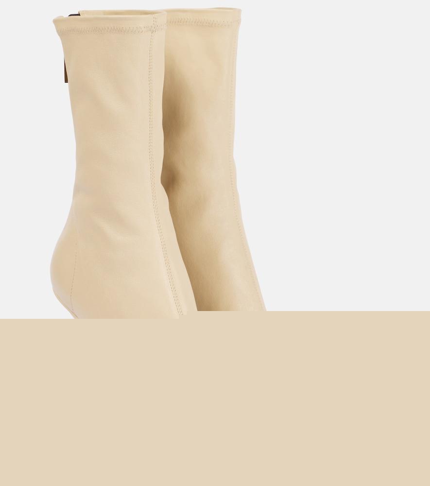khaite eva leather boots