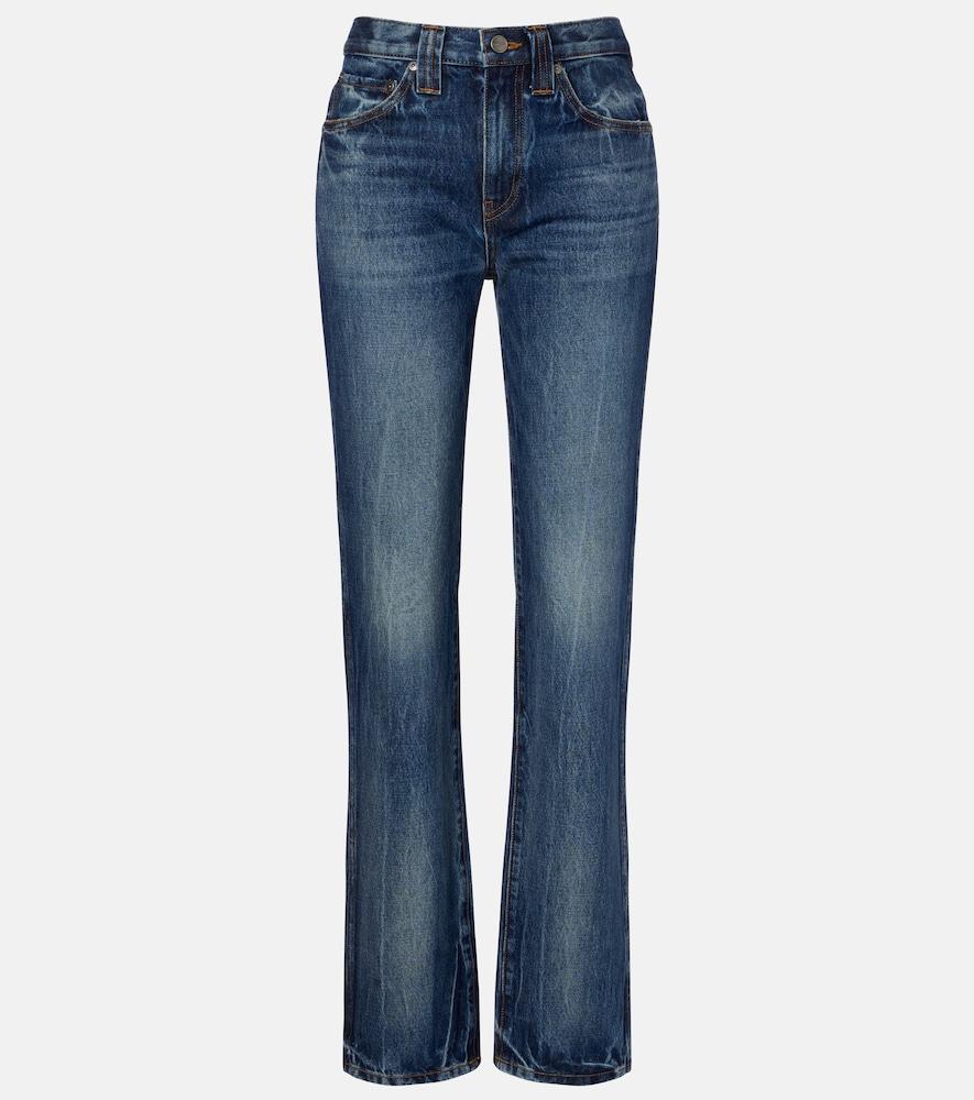 khaite farley straight jeans