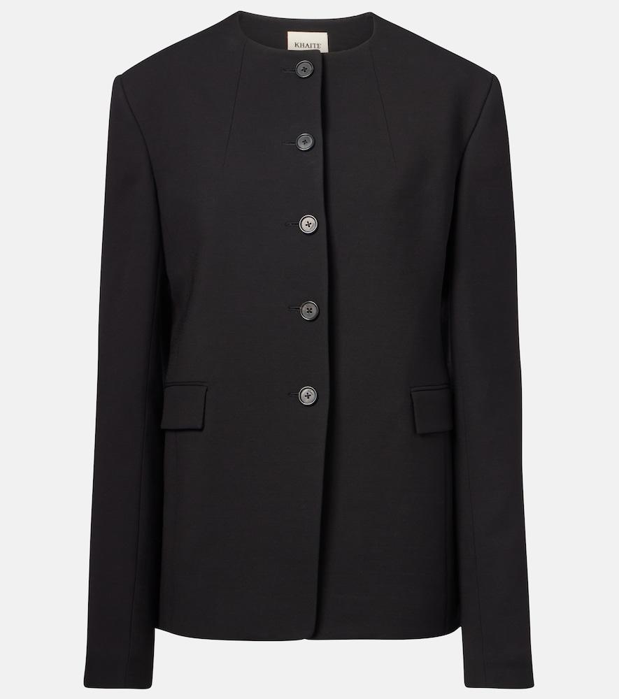khaite jameson wool-blend jacket
