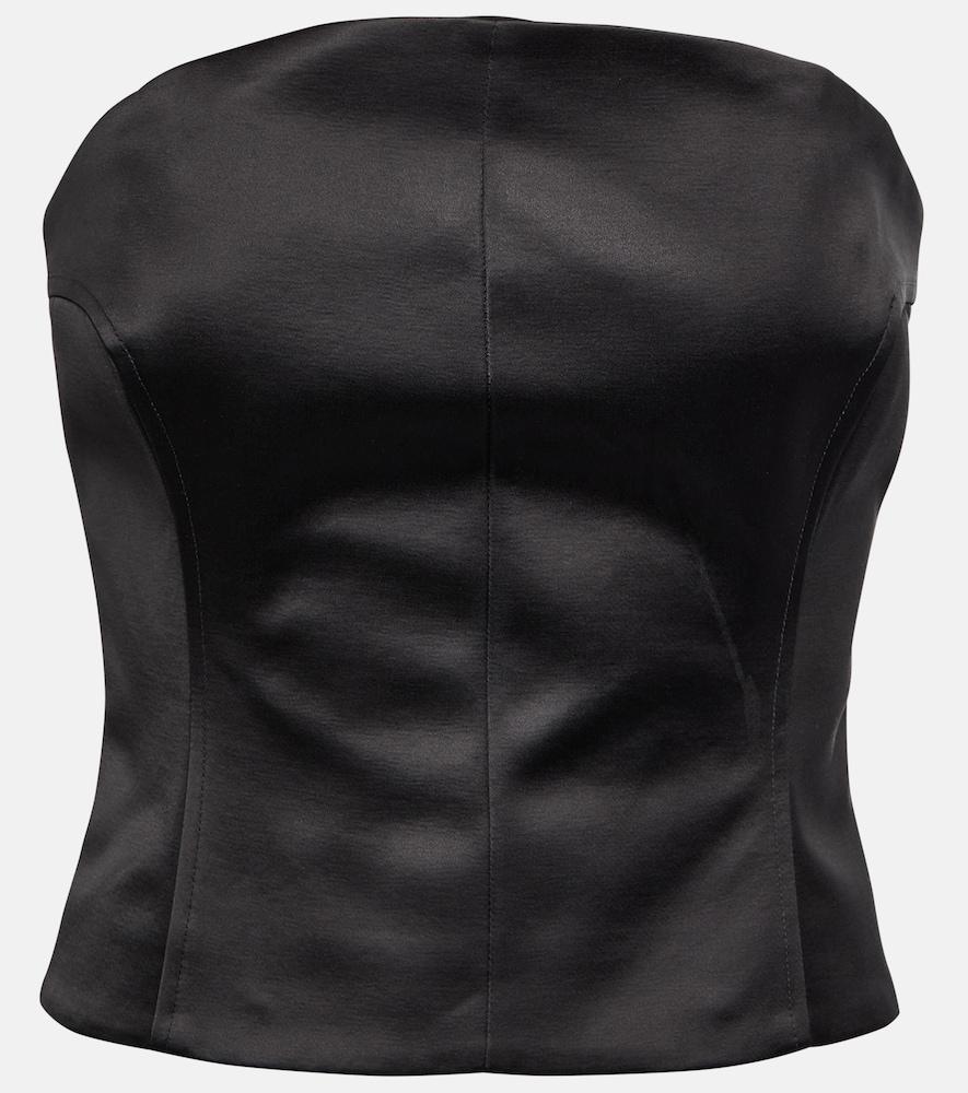 khaite jay cotton-blend top