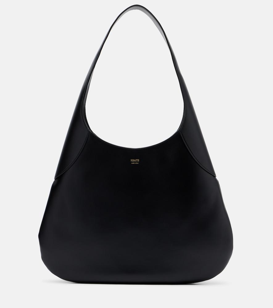 khaite joan large leather shoulder bag