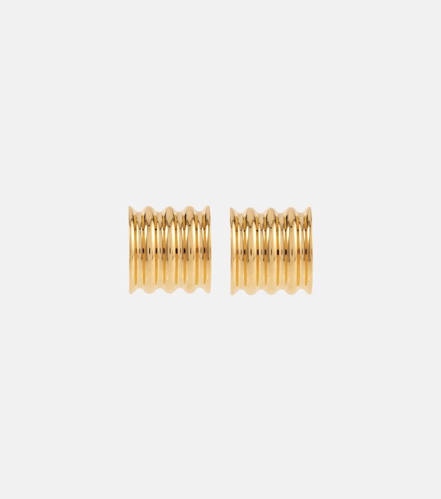 khaite julius small gold-plated earrings