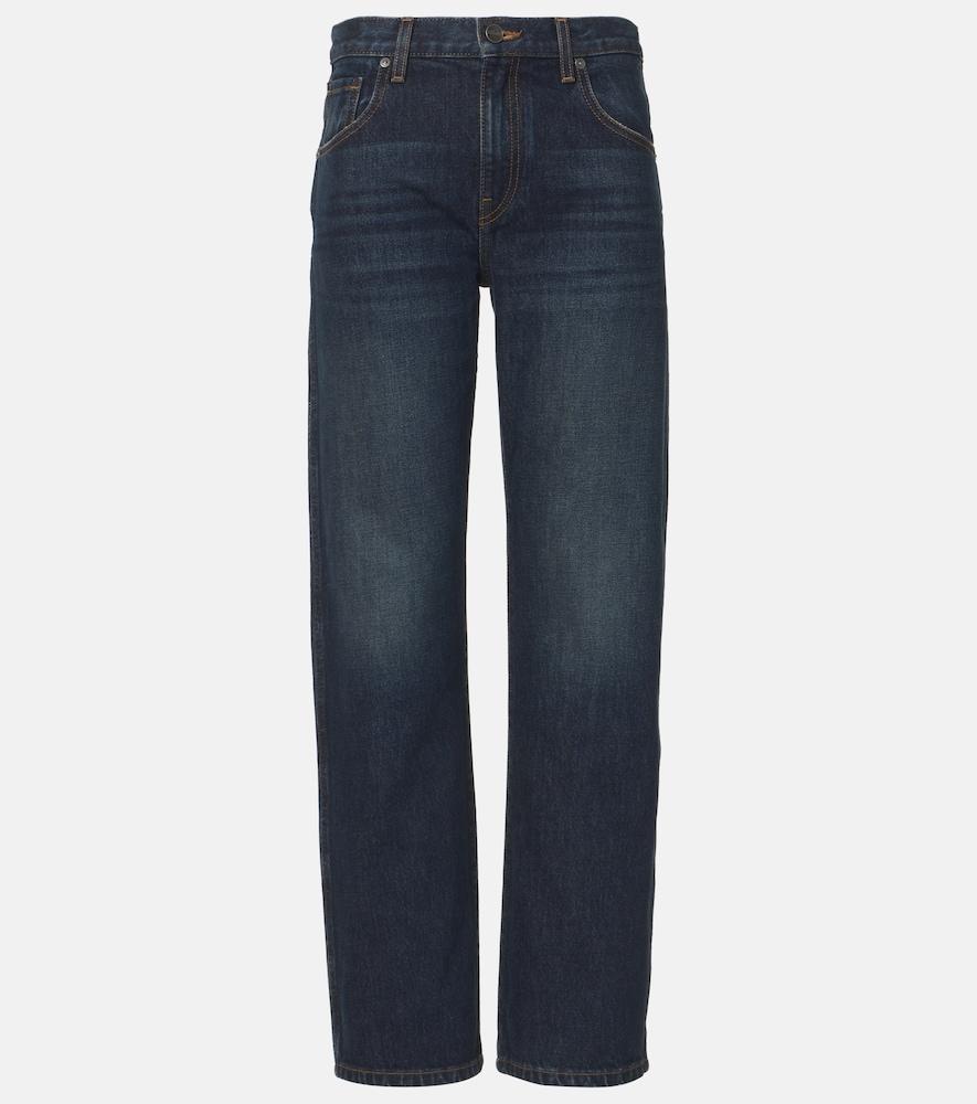khaite kerrie wide-leg jeans