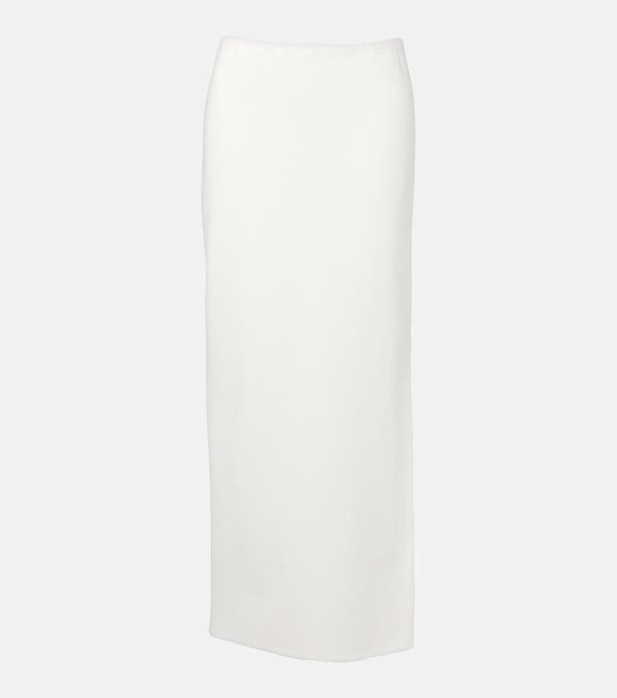 khaite lilth crêpe jersey pencil skirt