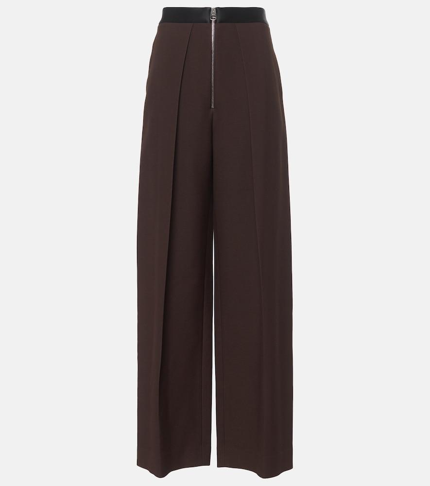 khaite marine wide-leg pants