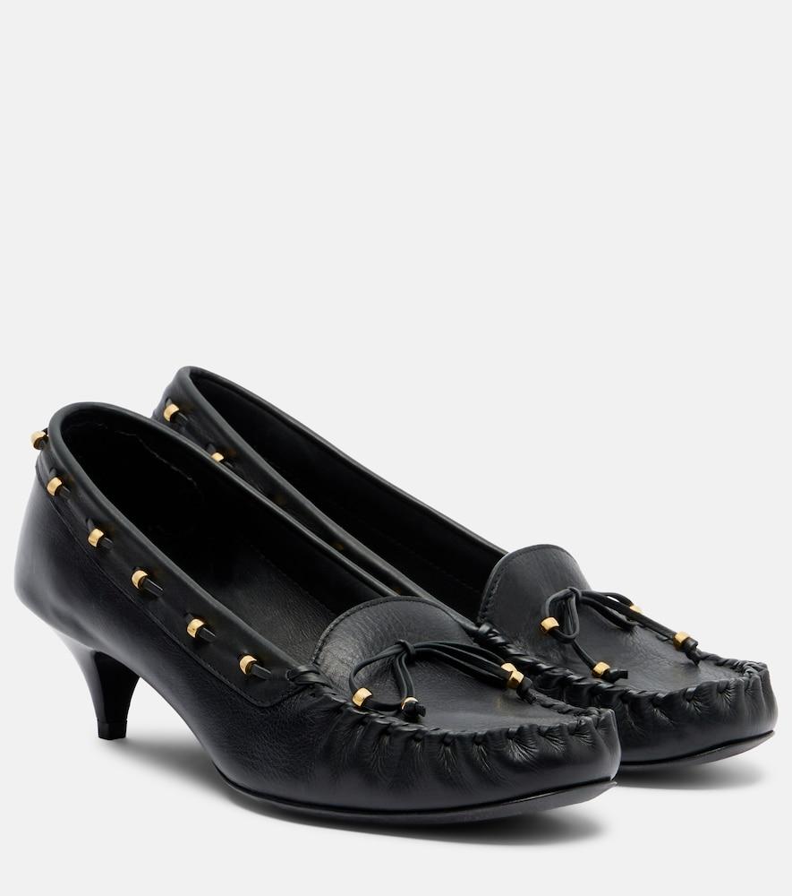 khaite milly 45 leather pumps