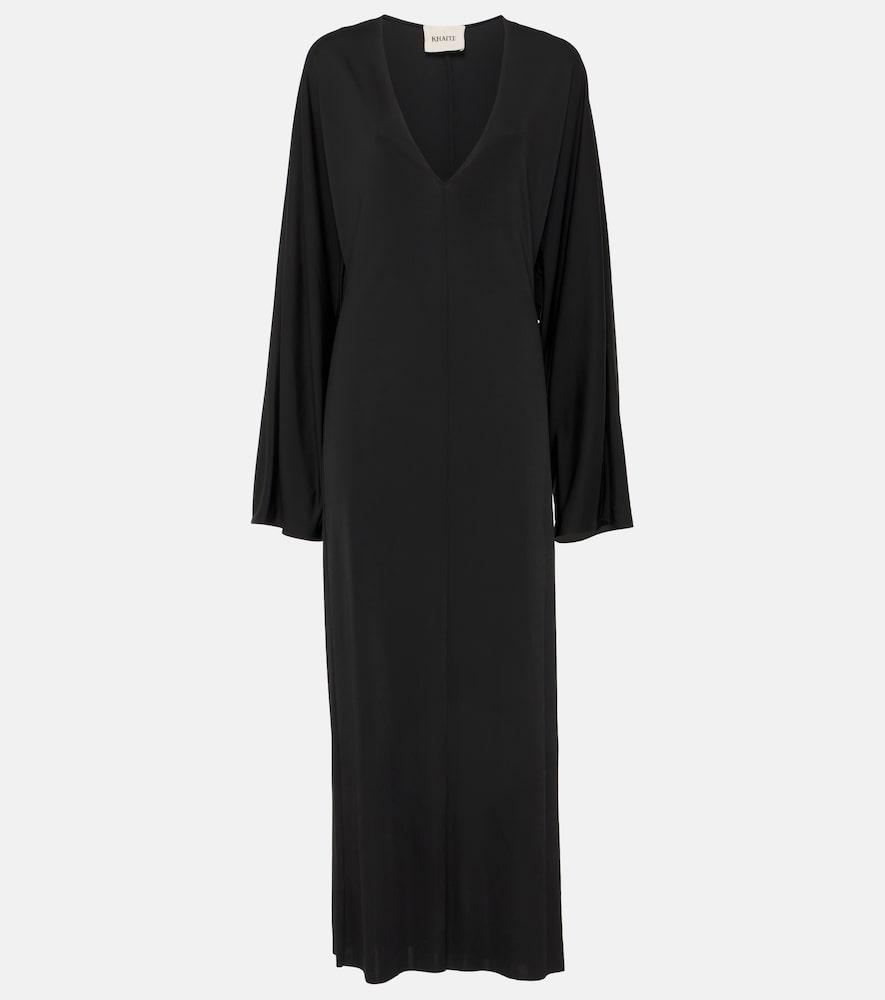 khaite minter maxi dress