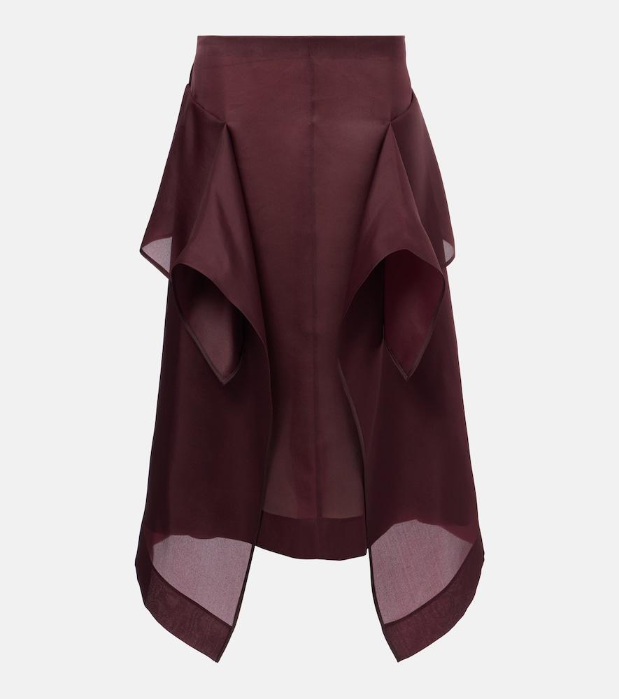 khaite nina midi skirt