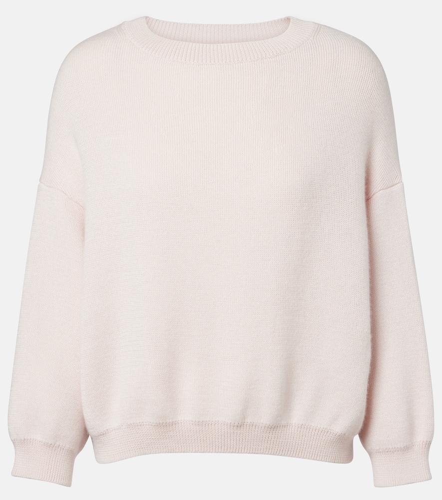 khaite sabina cashmere and mohair sweater