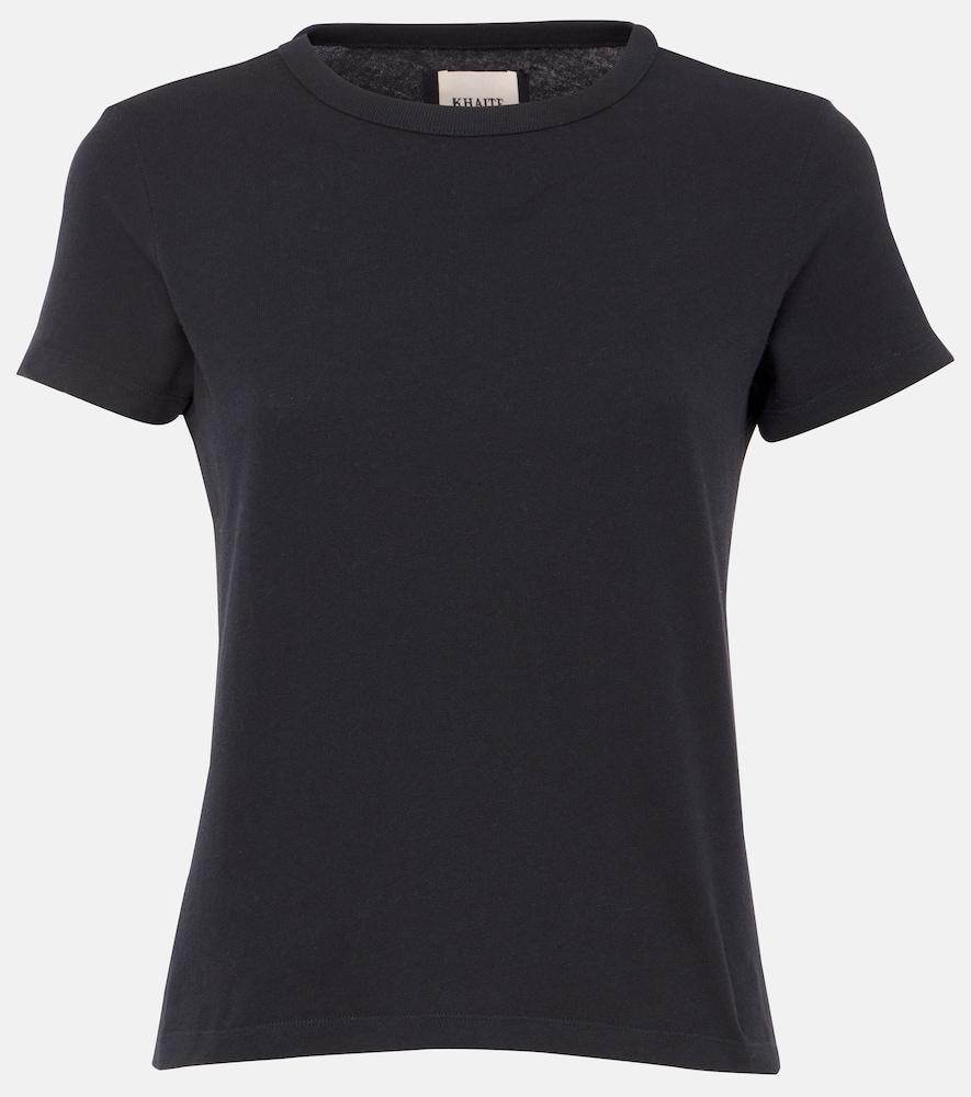 khaite samson cotton jersey t-shirt