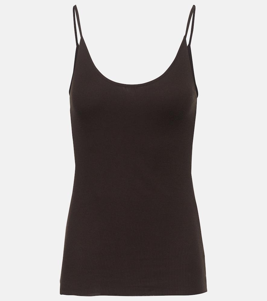 khaite selee jersey tank top