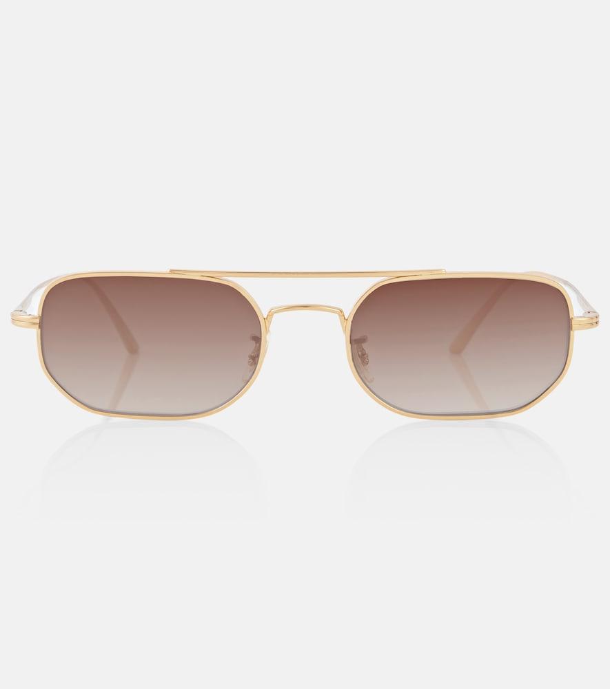 khaite square sunglasses