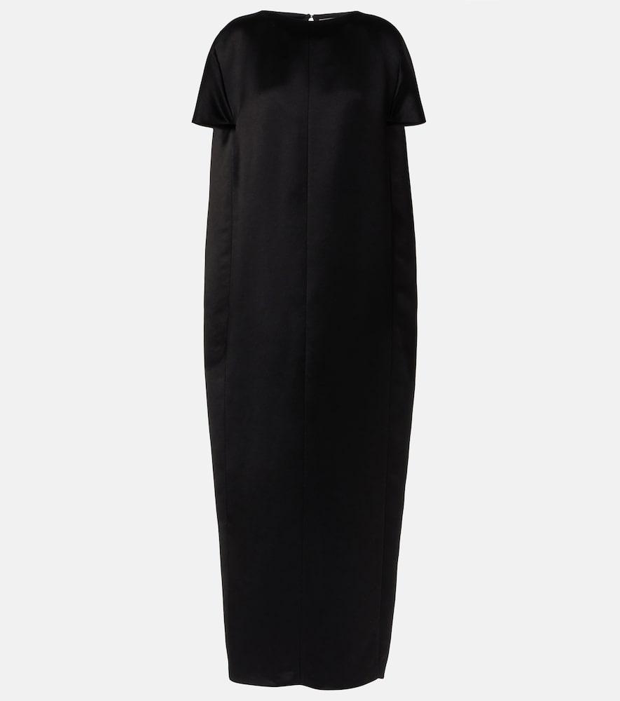 khaite webster satin maxi dress