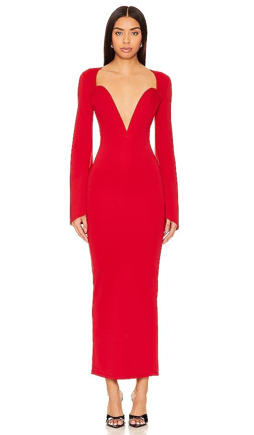 khanums k'dore dress in red. - size s (also in xs)