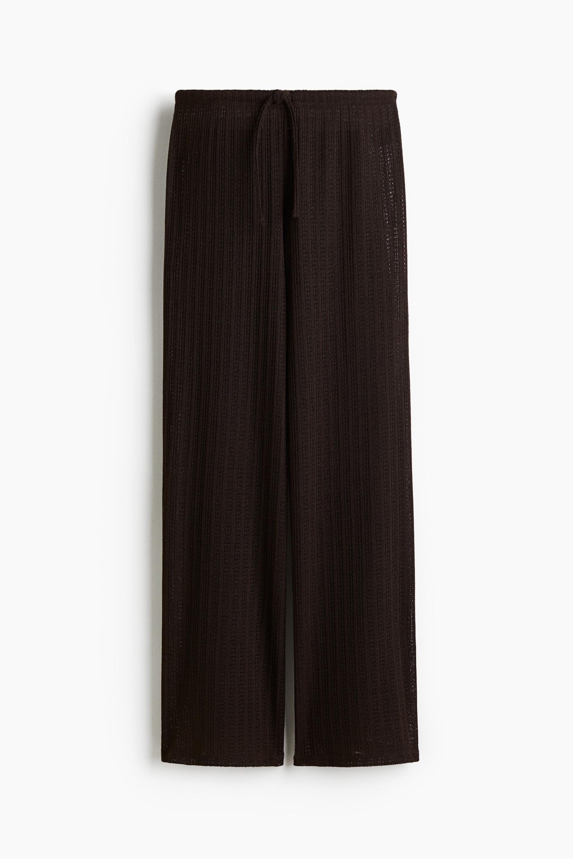 knit drawstring pants