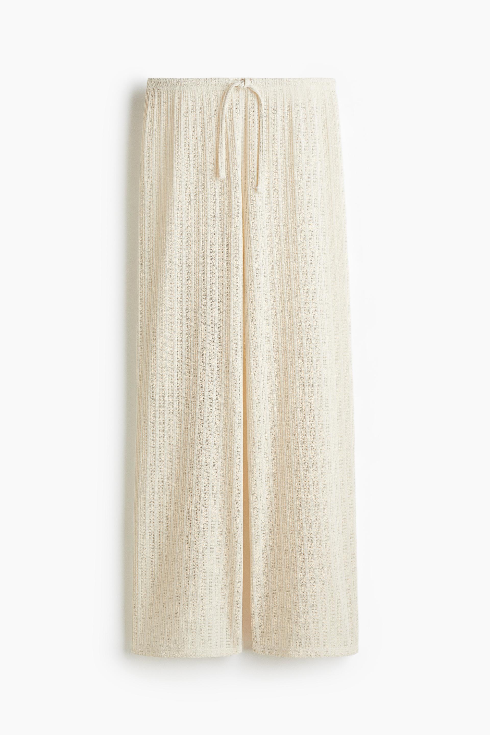 knit drawstring pants