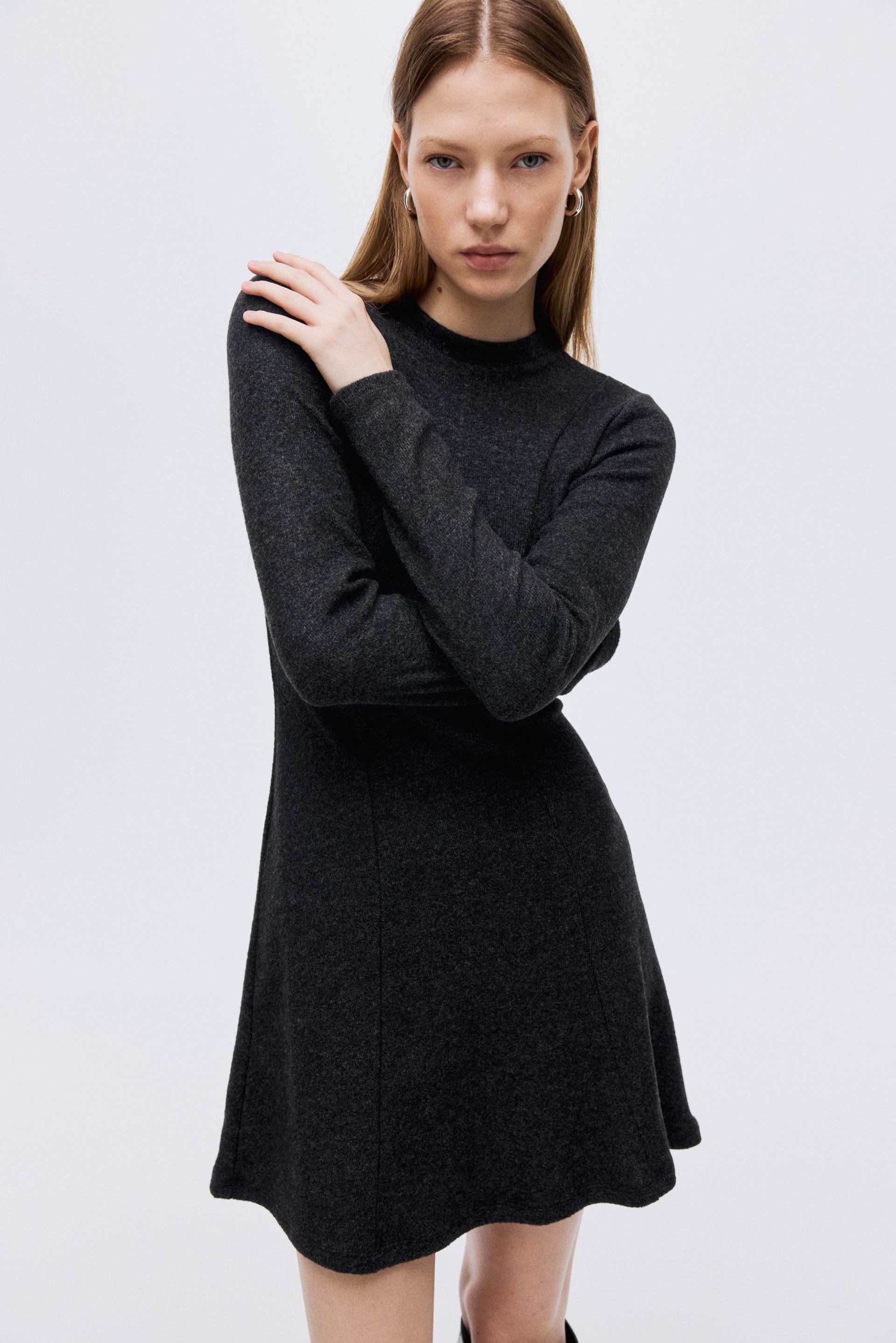 knit mini dress