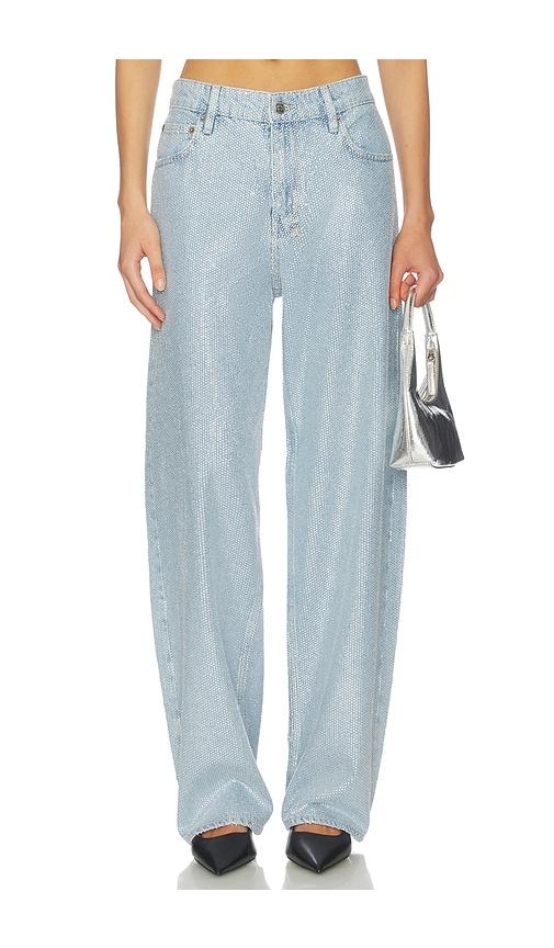 ksubi empire wide leg in denim-light. - size 26 (also in 27, 29, 30)