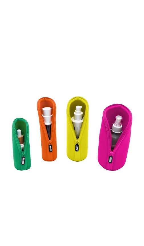 kusshi neoprene bottle protectors expanded set in brights.