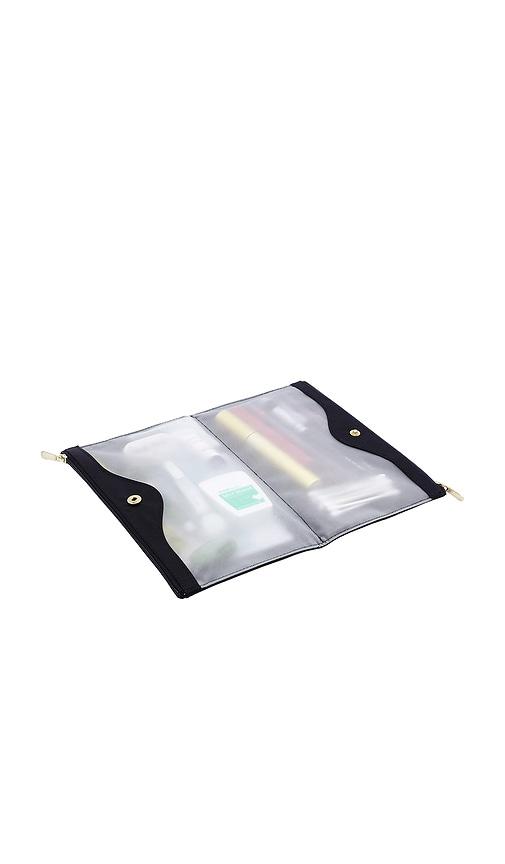 kusshi snap-in double organizer in black.