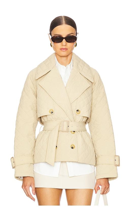 l'academie abbey jacket in beige. - size l (also in xl)