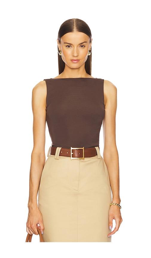 l'academie cyra top in chocolate. - size l (also in xl)