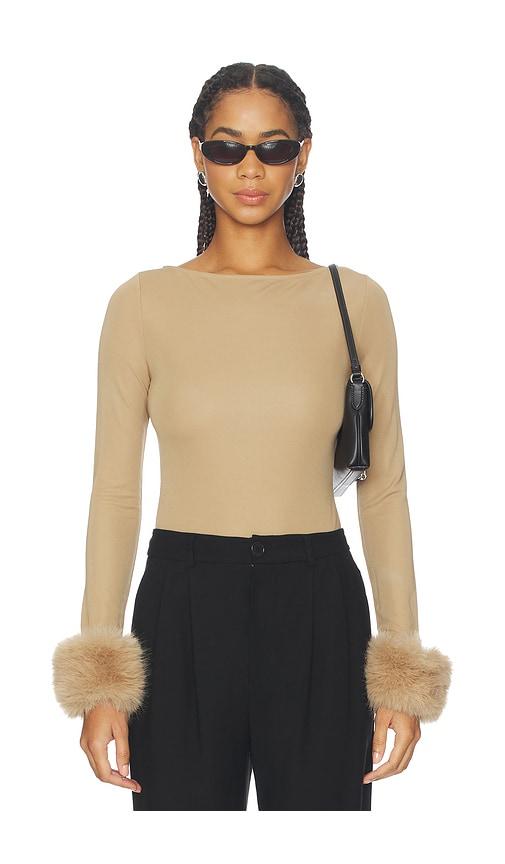l'academie dinara top in taupe. - size xl (also in xxs, xs)