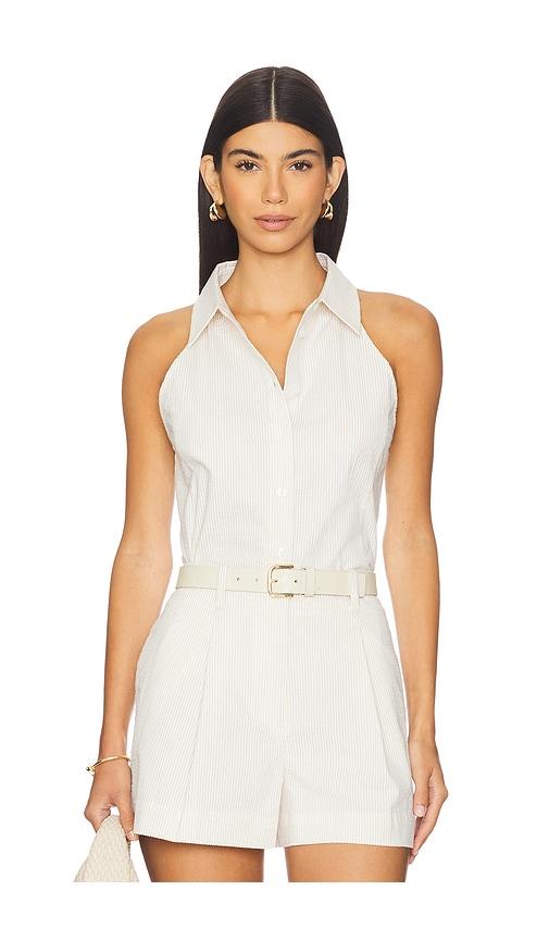l'academie emi top in beige. - size l (also in m, s, xl)