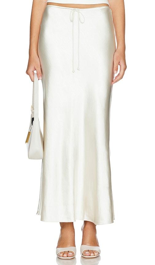 l'academie etienne midi skirt in ivory. - size m (also in xxs)