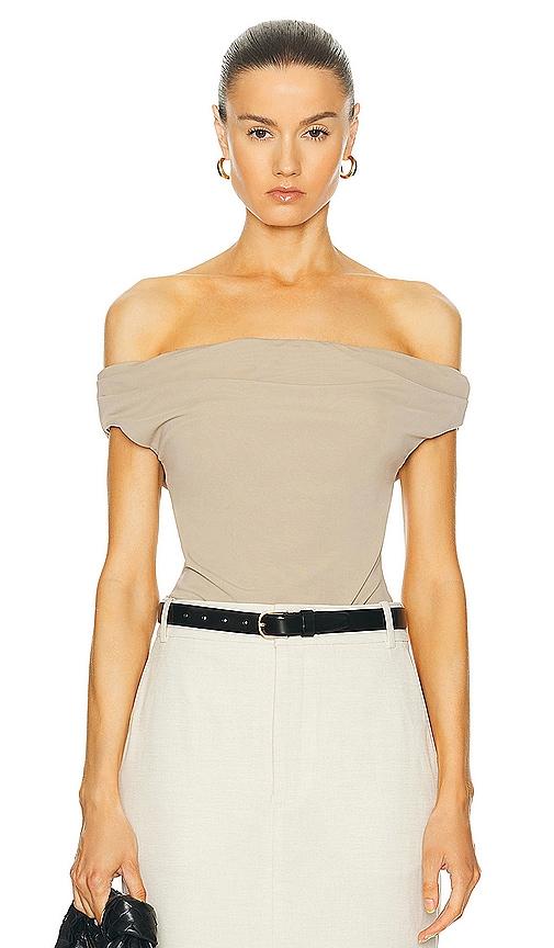 l'academie fio top in beige. - size l (also in xl)