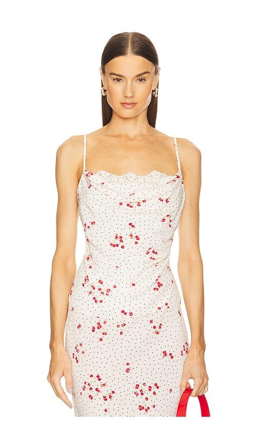 l'academie hallie top in ivory. - size l (also in xxs, xs, s, m, xl)