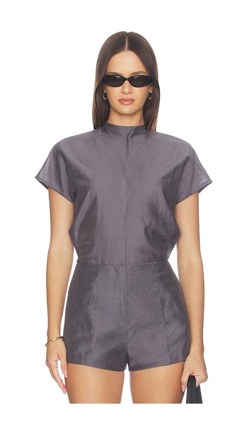 l'academie harmi top in grey. - size l (also in xxs, xs, s, m, xl)